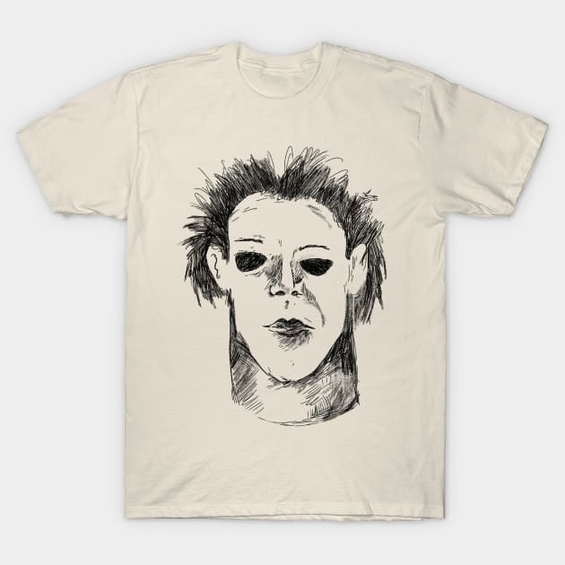 The Devil’s Eyes (black ink) T-Shirt by The Ghost In You